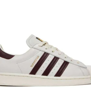 ADIDAS SUPERSTAR 'OFF WHITE MAROON'