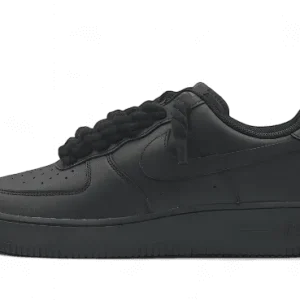 AF1 BLACK - BLACK ROPE LACES