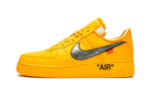 AF1 Low 0ff-White University Gold Metallic - Imagen 2