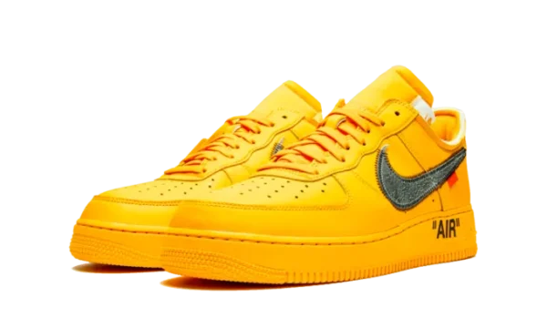 AF1 Low 0ff-White University Gold Metallic - Imagen 3