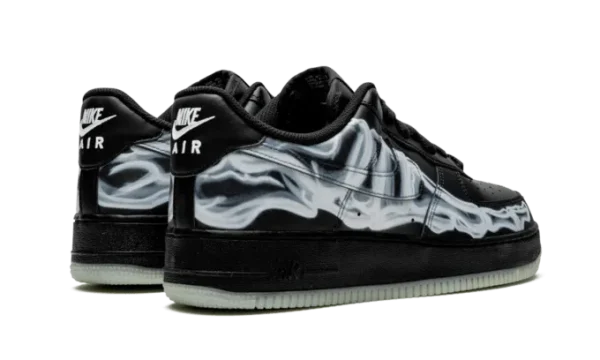 AF1 Low Black Skeleton - Imagen 4