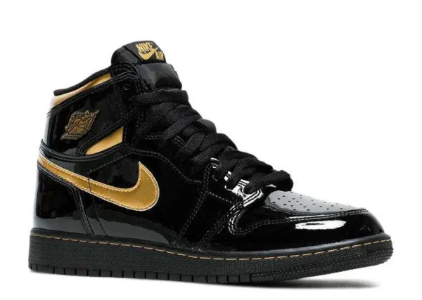 AIR JORDAN 1 HIGH 'BLACK METALLIC GOLD' - Imagen 2
