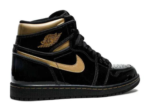 AIR JORDAN 1 HIGH 'BLACK METALLIC GOLD' - Imagen 3
