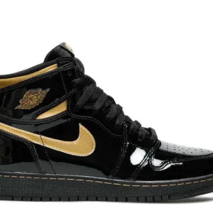 AIR JORDAN 1 HIGH 'BLACK METALLIC GOLD'