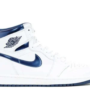 AIR JORDAN 1 HIGH 'METALLIC NAVY'