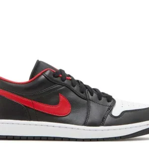AIR JORDAN 1 LOW 'BLACK FIRE RED WHITE'