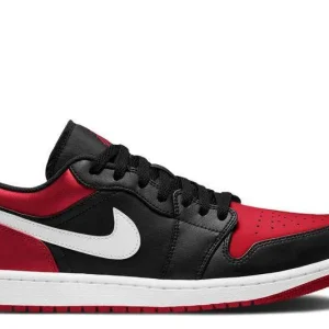 AIR JORDAN 1 LOW 'BLACK GYM RED WHITE'
