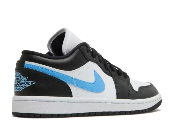 AIR JORDAN 1 LOW 'BLACK UNIVERSITY BLUE' - Imagen 3