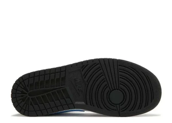 AIR JORDAN 1 LOW 'BLACK UNIVERSITY BLUE' - Imagen 4