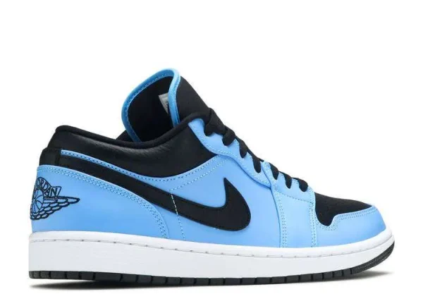 AIR JORDAN 1 LOW 'UNIVERSITY BLUE BLACK' - Imagen 3