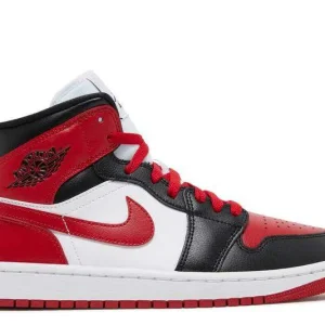 AIR JORDAN 1 MID 'ALTERNATE BRED TOE'
