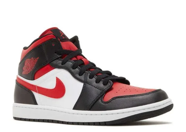 AIR JORDAN 1 MID 'BLACK FIRE RED' - Imagen 2