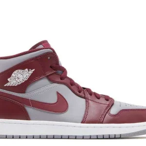 AIR JORDAN 1 MID 'CHERRYWOOD RED'
