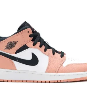 AIR JORDAN 1 MID 'PINK QUARTZ'
