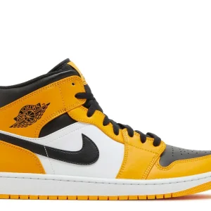AIR JORDAN 1 MID 'REVERSE YELLOW TOE'