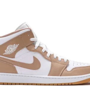 AIR JORDAN 1 MID 'TAN GUM'