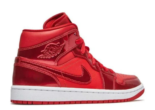AIR JORDAN 1 MID 'UNIVERSITY RED POMENEGRATE' - Imagen 3