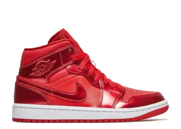 AIR JORDAN 1 MID 'UNIVERSITY RED POMENEGRATE'