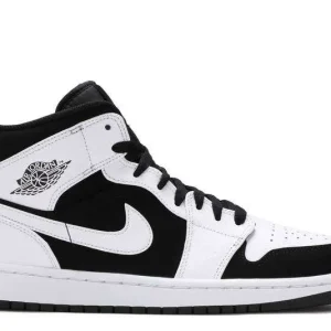 AIR JORDAN 1 MID 'WHITE BLACK'