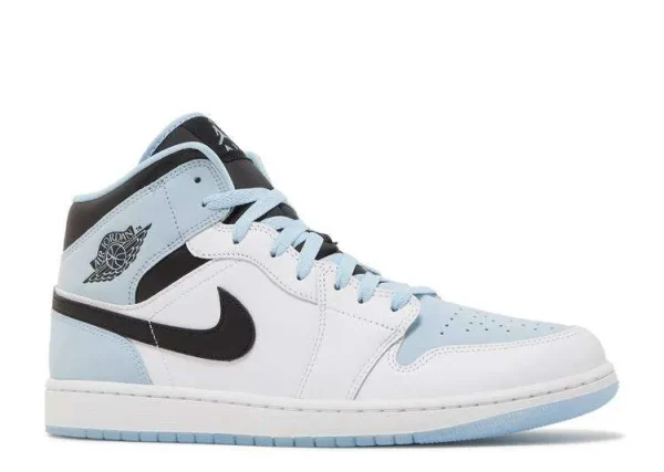 AIR JORDAN 1 MID 'WHITE ICE BLUE' - Imagen 2