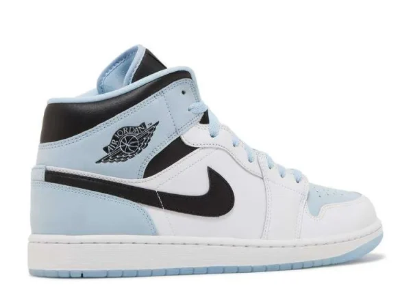 AIR JORDAN 1 MID 'WHITE ICE BLUE' - Imagen 3