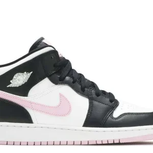 AIR JORDAN 1 MID 'WHITE LIGHT ARTIC PINK'