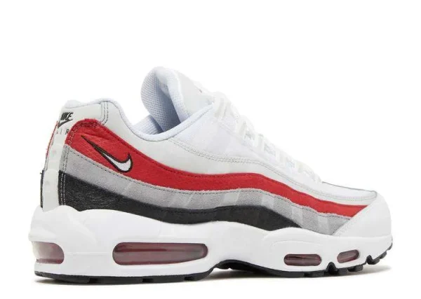 AIR MAX 95 'WHITE VARSITY RED' - Imagen 3