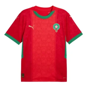 Camiseta Marruecos 1ª Equipación 2025 talla niño
