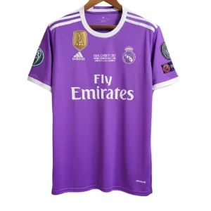Camiseta Retro Real Madrid 16/17 2ª Equipación – Edición Final Champions League