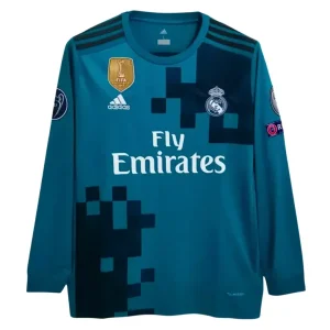 Camiseta Retro Real Madrid 17/18 3ª Equipación manga larga