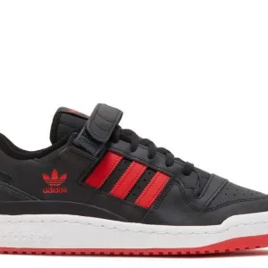 FORUM LOW 'BLACK VIVID RED'