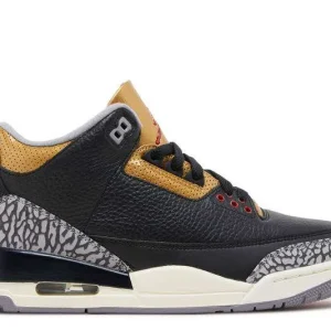 JORDAN RETRO 3 'BLACK GOLD'