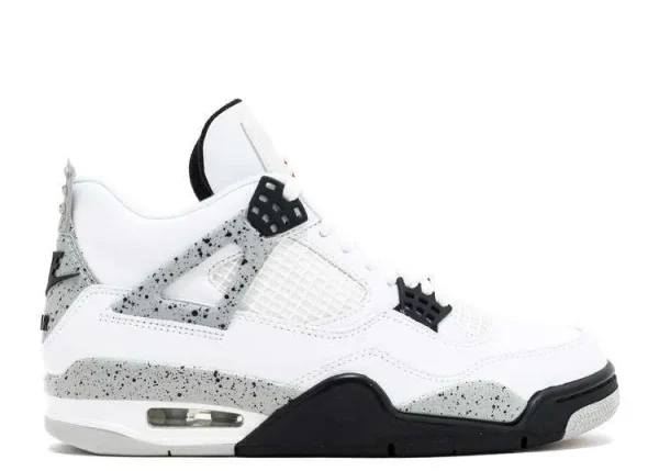 JORDAN RETRO 4 'WHITE CEMENT'