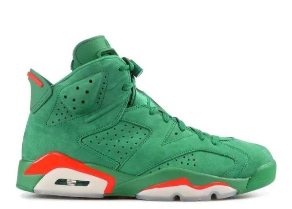 JORDAN RETRO 6 'GREEN SUEDE GATORADE'