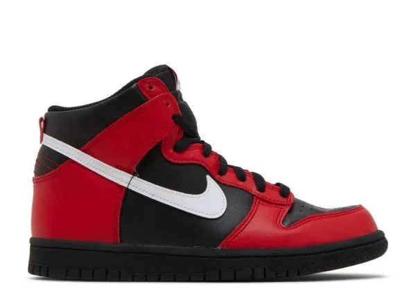SB DUNK HIGH 'BLACK UNIVERSITY RED'